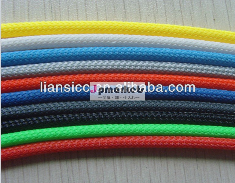 PET High density multi-colored braided mesh cable sleeveing問屋・仕入れ・卸・卸売り