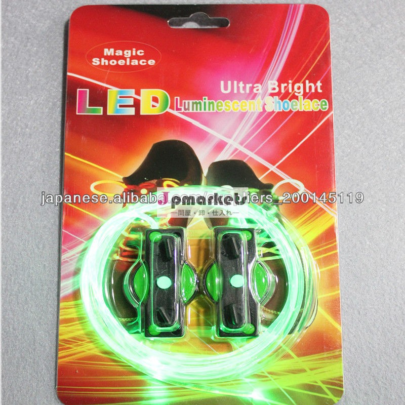 ファッションは緑色で靴ひもをLEDの問屋・仕入れ・卸・卸売り