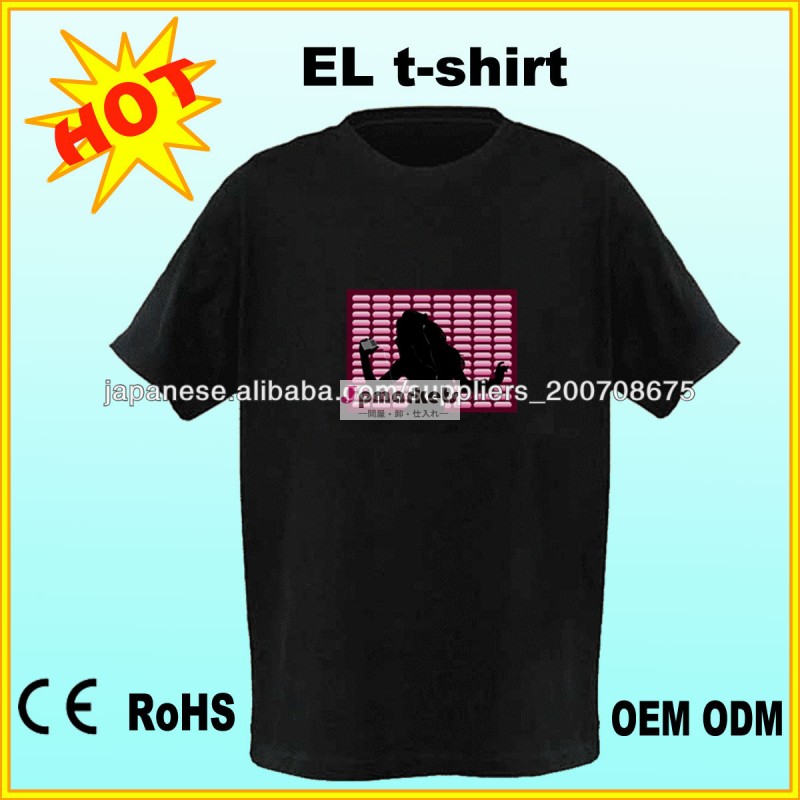 ホット!!! 点滅!!! Ledグローティーコンサート/LEDのTシャツのカスタム問屋・仕入れ・卸・卸売り