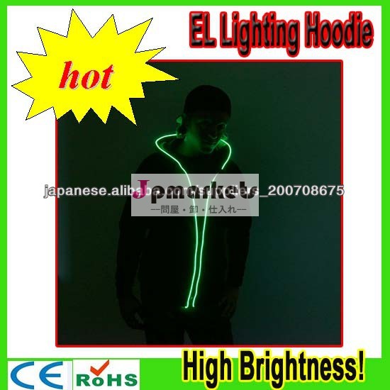 Eyecatching!! 綿100% ELフラッシュパーカー/セーター/衣類問屋・仕入れ・卸・卸売り