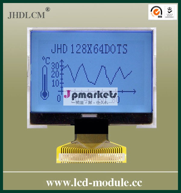 良好な視野STN液晶を表示JHD12864-G82BTW-BW問屋・仕入れ・卸・卸売り