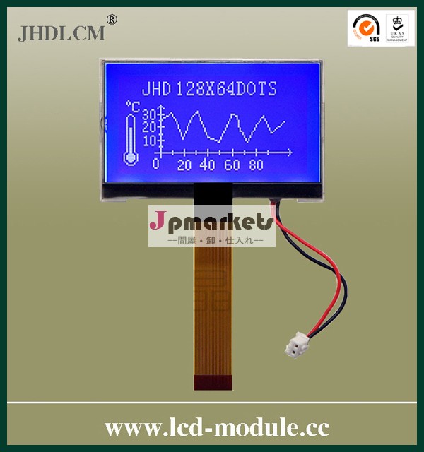 青マイクロLCDモジュールJHD12864-G39BSW-B問屋・仕入れ・卸・卸売り