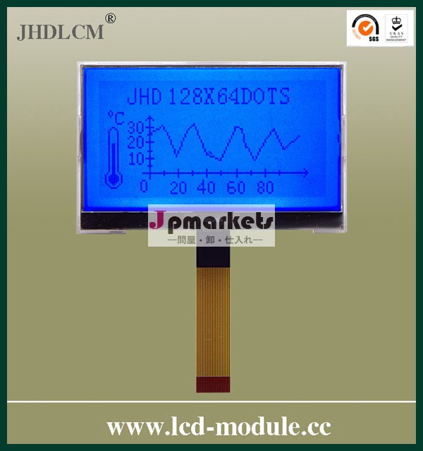 gpsのシリアル20ピンLCDモジュールJHD12864-G35BSB-G問屋・仕入れ・卸・卸売り