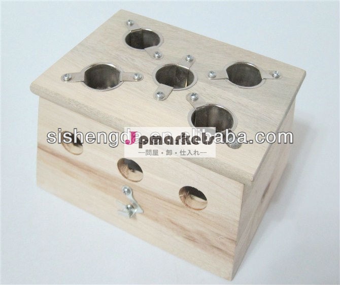 moxaのための消火器が付いている自然なcamphorwoodのmoxibustion箱5の穴は付く問屋・仕入れ・卸・卸売り
