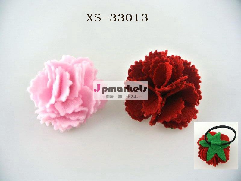 カーネーションヘアゴム/カーネーションヘアアクセサリー/ヘッドバンド/アクセサリー/問屋・仕入れ・卸・卸売り