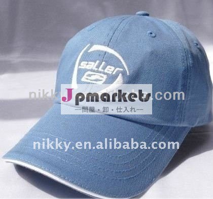 中国帽子スカイブルーブラックヘビーカスタムブラシ綿のゴルフキャップ、 高品質の野球帽、 ロゴ刺繍付き問屋・仕入れ・卸・卸売り