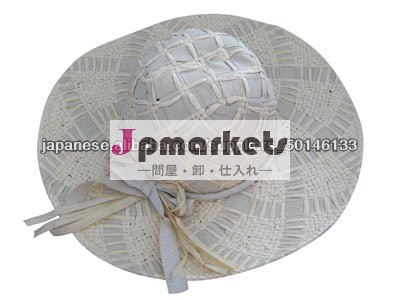 装飾糸付けの麦わら帽子問屋・仕入れ・卸・卸売り
