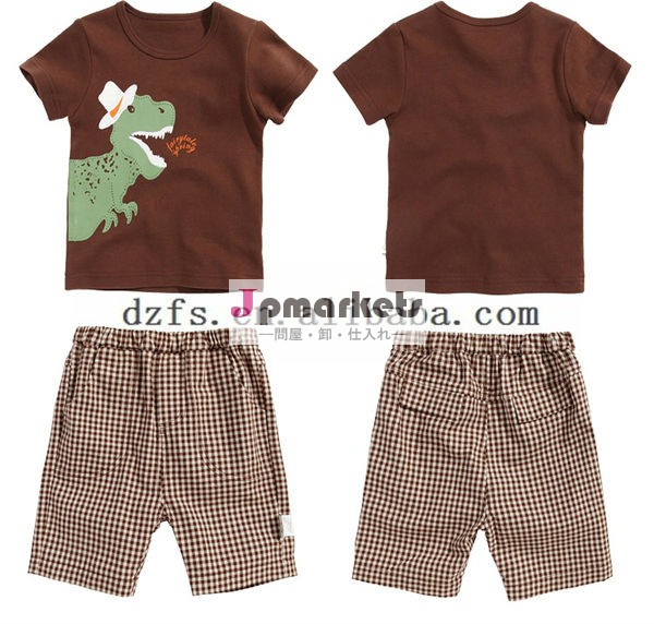 子供/赤ちゃんの夏用の短袖Ｔシャツセツト男子供のＴシャツ問屋・仕入れ・卸・卸売り