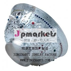 宝石用原石が付いている高級な925純銀製テーブルウェア問屋・仕入れ・卸・卸売り