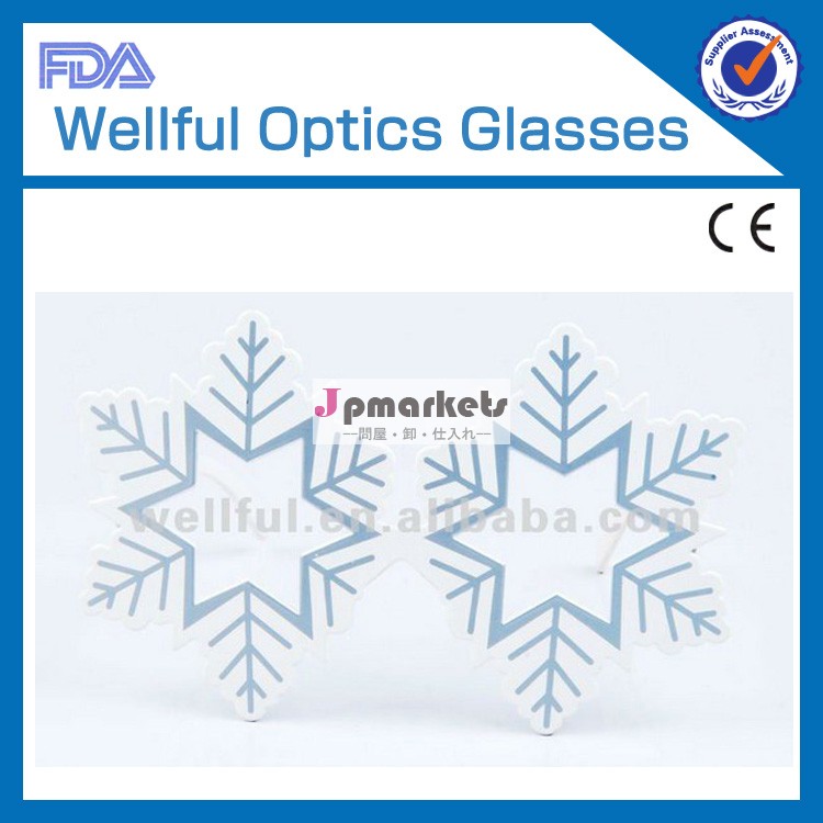 卸し売り豪華な様式の眩ます雪片のモデルプラスチックおかしいサングラス問屋・仕入れ・卸・卸売り