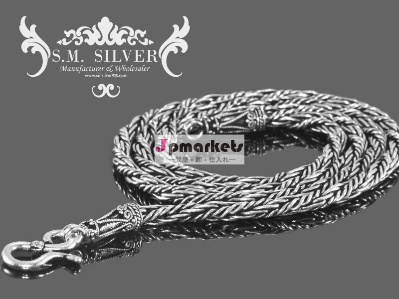 925 sterling silver handmade chain with oxidize問屋・仕入れ・卸・卸売り