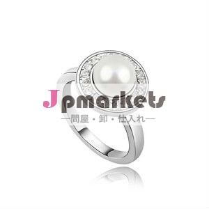 2013シンプルで優雅な結婚式の真珠リング問屋・仕入れ・卸・卸売り
