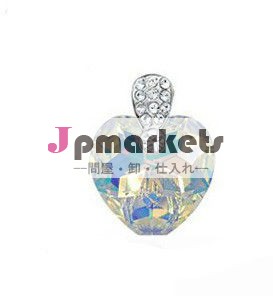 ギフト用のシルバーチャームペンダントクリスタルジュエリー問屋・仕入れ・卸・卸売り