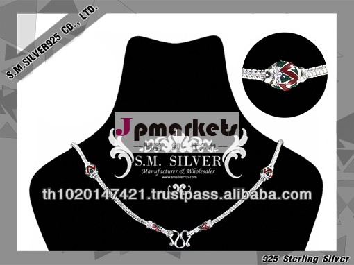 925 sterling silver painting necklaces問屋・仕入れ・卸・卸売り