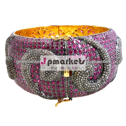 錦織りドコンincrustacionesbrazaleteドルビーbrazaleteド女性のアクセサリー専用オロアマリロドプラタesterlina14ky925condiamantes問屋・仕入れ・卸・卸売り