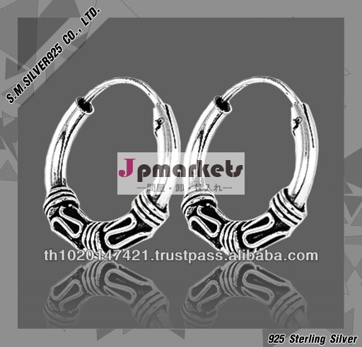 925 sterling silver earring with oxidize問屋・仕入れ・卸・卸売り