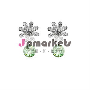 (030691)韓国のイヤリング卸売イヤリングwtihオーストリアのクリスタル問屋・仕入れ・卸・卸売り