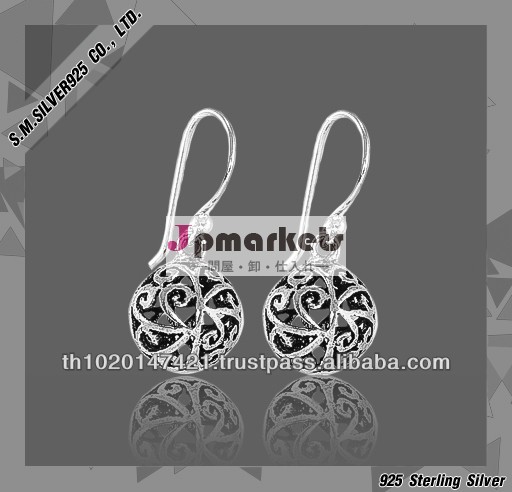 925 sterling silver earring with oxidize問屋・仕入れ・卸・卸売り