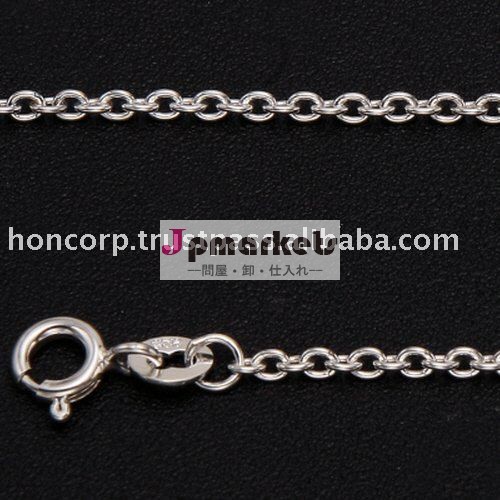 925純銀製の鎖0.5mmケーブルの鎖1.85x 2.32mm/16はじりじり動く問屋・仕入れ・卸・卸売り