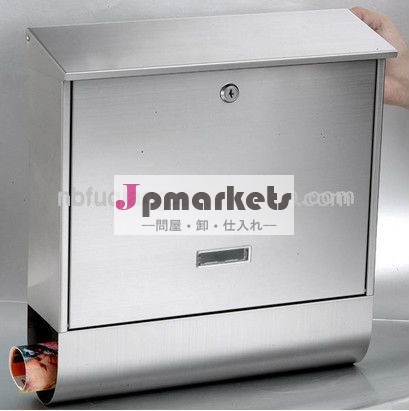 シンプルな外観ステンレス製メールボックス、 近代的なステンレススチールレターボックス、 郵便ポスト問屋・仕入れ・卸・卸売り