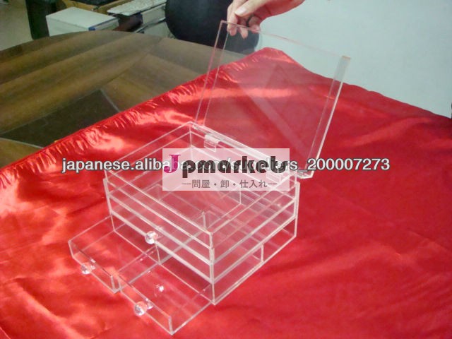 3段アクリル収納ケース問屋・仕入れ・卸・卸売り