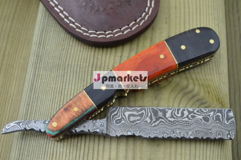 Amazing Custom Damascus Handmade Sharp Razor knife問屋・仕入れ・卸・卸売り
