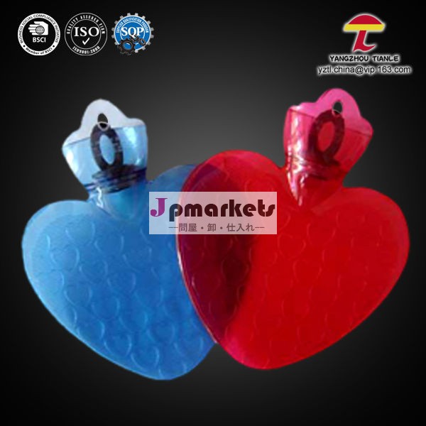 heart shaped 1000ML PVC hot water bottle問屋・仕入れ・卸・卸売り