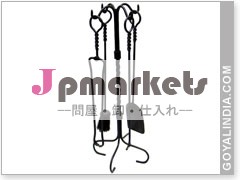 火災セット、 火災のツールセット、 ツイストロープ付きラウンドループコンパニオンセット問屋・仕入れ・卸・卸売り