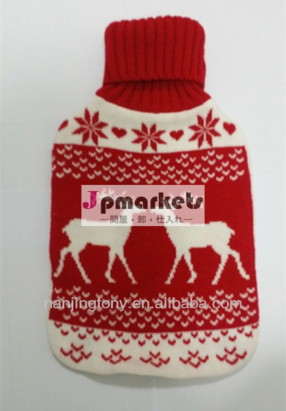 新しいクリスマス2014年カバー付き湯たんぽ問屋・仕入れ・卸・卸売り