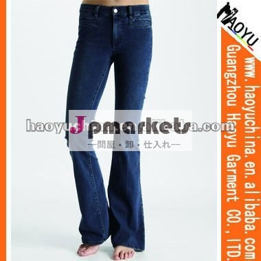 ほとんどの製品を要求熱い販売の女性のためのジーンズに使用ブルージーンズ女性( hy5158)問屋・仕入れ・卸・卸売り