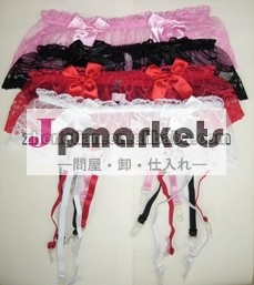 新しいセクシーな弓花のレースのガーターベルトreggicalzeストッキングサスペンダー問屋・仕入れ・卸・卸売り