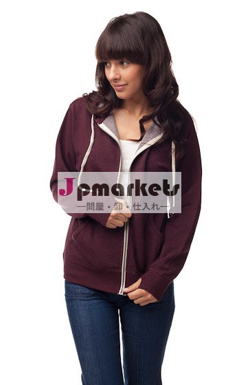 HEATHER FRENCH TERRY ZIP HOODED SWEATSHIRT問屋・仕入れ・卸・卸売り