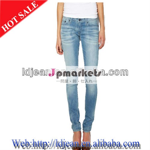 ファッションデザイン2014年フラグstocklotジーンズ七面鳥のスタイルのパンツ女性の女性、 ジーンズデニム( lde1)問屋・仕入れ・卸・卸売り
