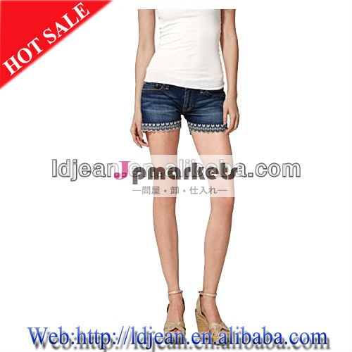 ファッションデザイン2014年フラグ七面鳥stocklotジーンズデニムジーンズショートスタイルのジーンズ、 女性ショートデニム( ldb25)問屋・仕入れ・卸・卸売り