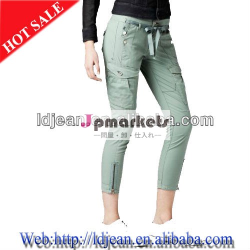 Stocklotの衣服の設計2014年ホットな女性デニムジーンズ七面鳥、 ファッションジーンズ色( ldzq11)問屋・仕入れ・卸・卸売り