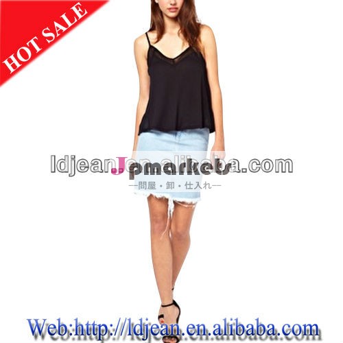 デザインの衣服stocklot2014年女性デニム七面鳥、 ジーンズのスカートの女性( ldzq08)問屋・仕入れ・卸・卸売り