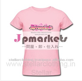 女性のプロモーションプリントt- シャツ問屋・仕入れ・卸・卸売り