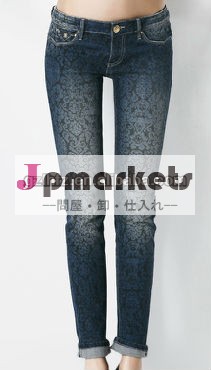 安い花のジーンズレディースファッションジーンズブランドの新しいファッション女性ホットスリムジーンズ問屋・仕入れ・卸・卸売り