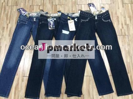 2014年新しいスタイルのファッションの女性のジーンズstocklot問屋・仕入れ・卸・卸売り