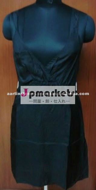女性の夏の衣類のシルクvネックトップ問屋・仕入れ・卸・卸売り