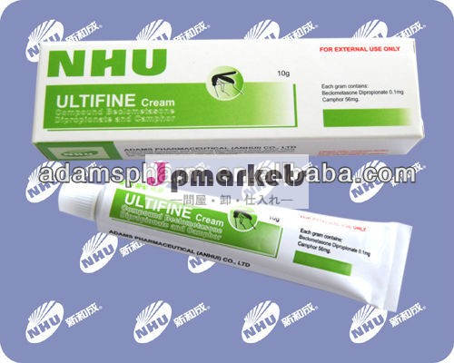 ジプロピオン酸化合物とbeclometason樟脳クリーム、 1g: 0.1mg+56mg、 10g、 20g、 湿疹のためのクリーム問屋・仕入れ・卸・卸売り