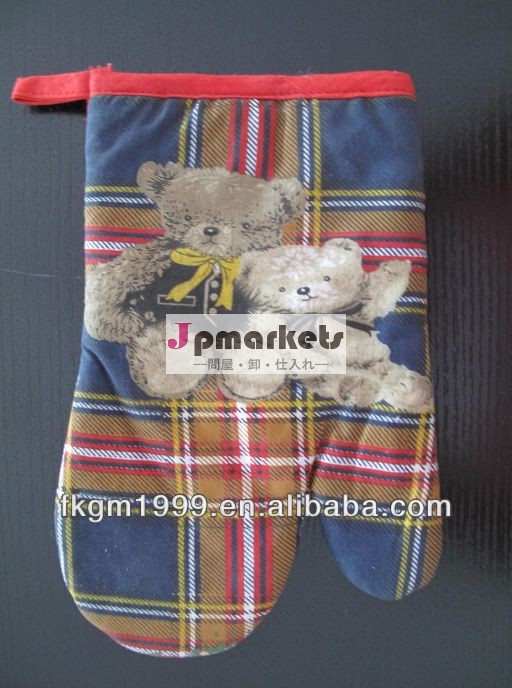 台所の綿のオーブンミトングローブ問屋・仕入れ・卸・卸売り