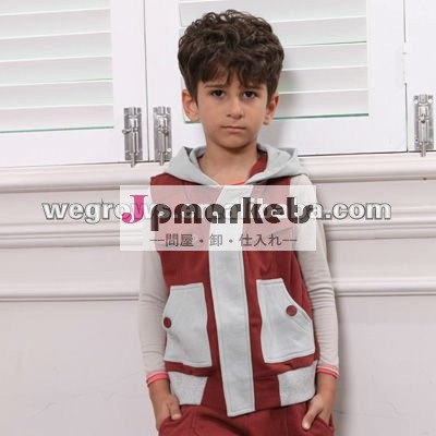 男の子の春のベスト2013赤ちゃんの服の子の服の欧州の材料問屋・仕入れ・卸・卸売り