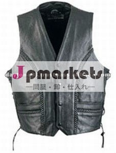 DL-1578 (極度の取り引き)革ベスト、スポーツ・ウェアの革ベスト問屋・仕入れ・卸・卸売り