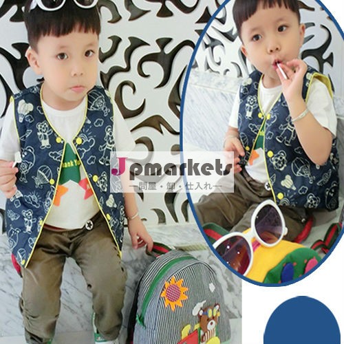 秋冬新2013摩耗の子供の子供の男の子のベストwaistcoatsprinited・古典的な花ボタンカーディガンtb3009男の子のベスト問屋・仕入れ・卸・卸売り