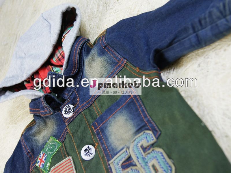 新しいファッションデザインの子供たち2013新しいコレクションの服の子供のジャケット問屋・仕入れ・卸・卸売り