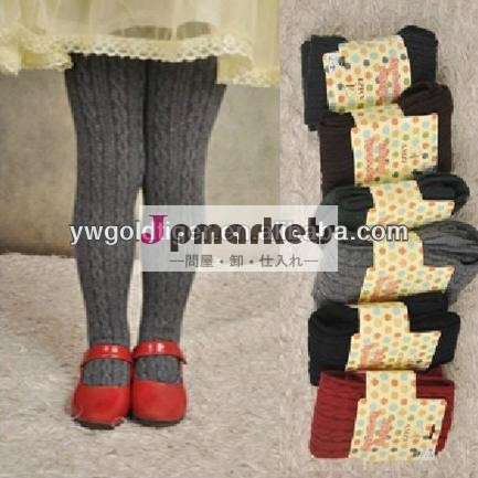セクシーなホットモデル日本子キャンディーカラー卸売高品質のカラフルな冬の女の子の子供たちバレエダンスの綿のニットタイツ問屋・仕入れ・卸・卸売り