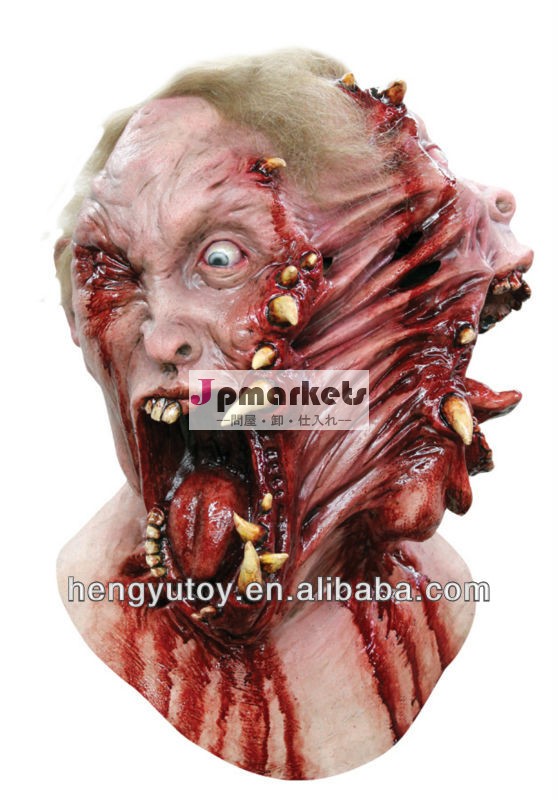 恵州2014年現実的な熱い販売のためのハロウィーンの衣装ラテックス恐怖のホラーマスクサイアム問屋・仕入れ・卸・卸売り
