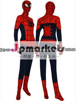 スパイダーマン 黒と赤 女性 全身タイツ cosplay 弾力・伸縮性あり コスチューム オーダー製作問屋・仕入れ・卸・卸売り