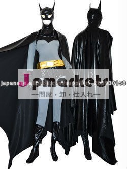 バットマン 黒とグレー 女性 全身タイツ cosplay 弾力・伸縮性あり コスチューム オーダー製作問屋・仕入れ・卸・卸売り